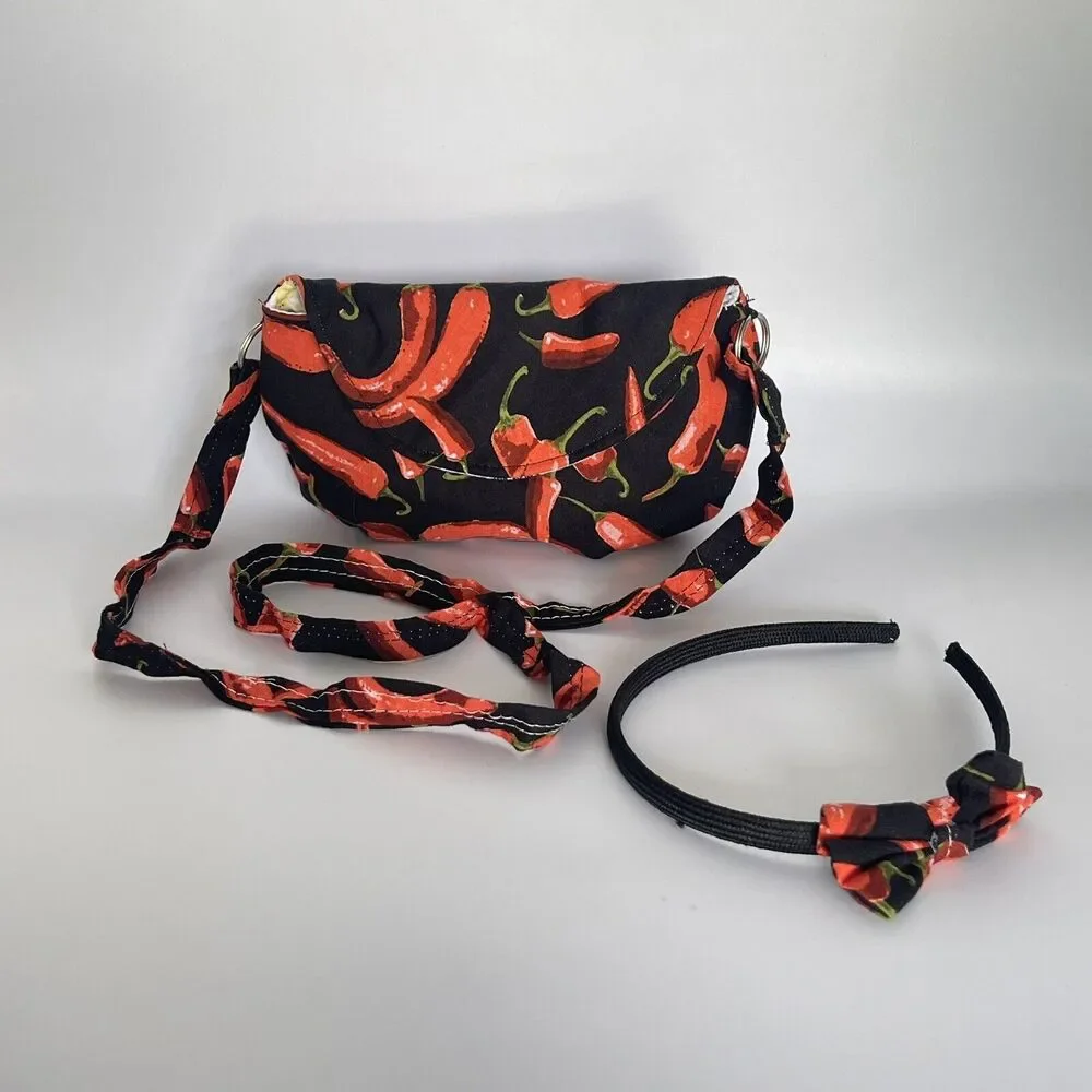 Girls Accessories Chili’s Purse Bag & Headband Set crossbody